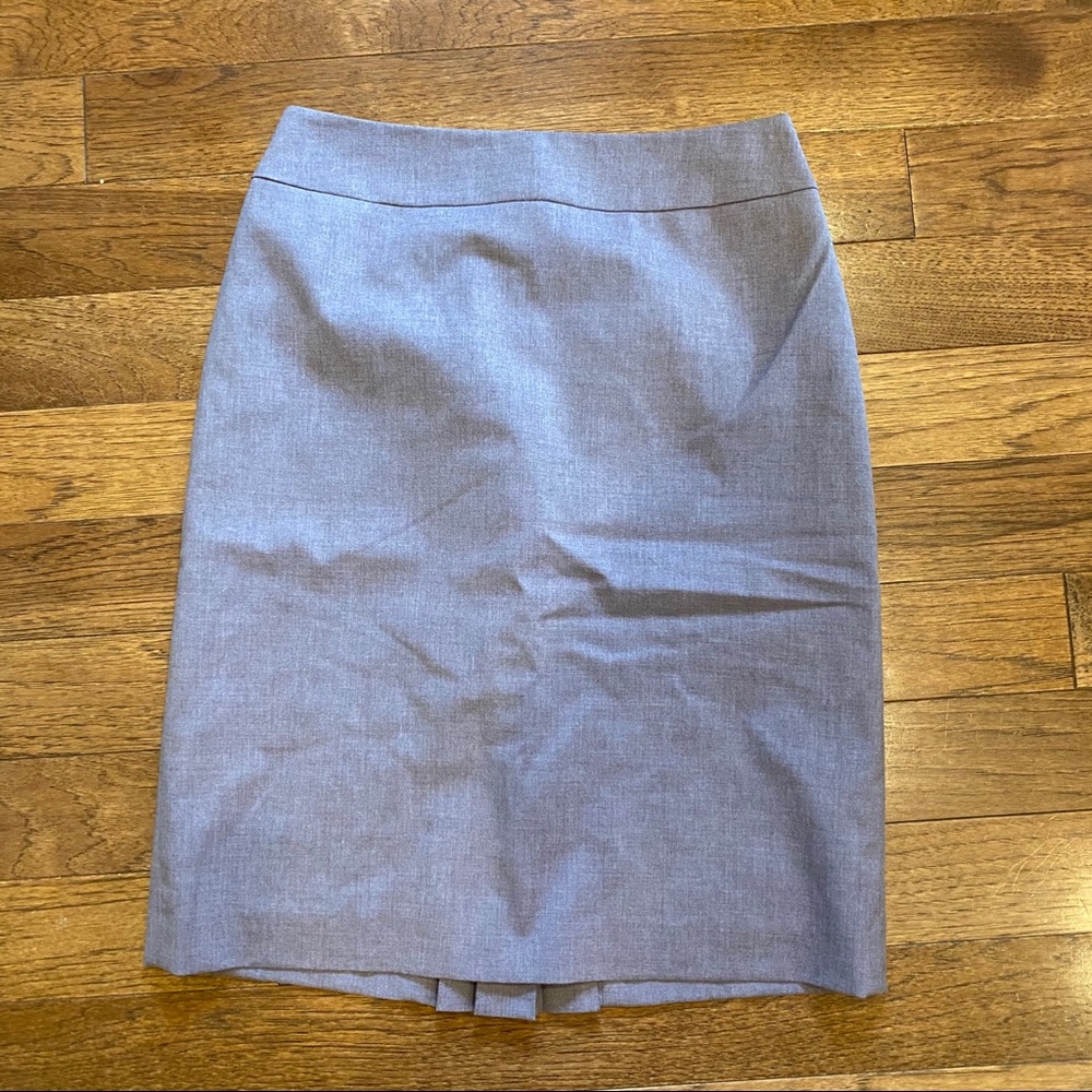 ANTONIO MELANI GRAY CLASSIC PENCIL SKIRT